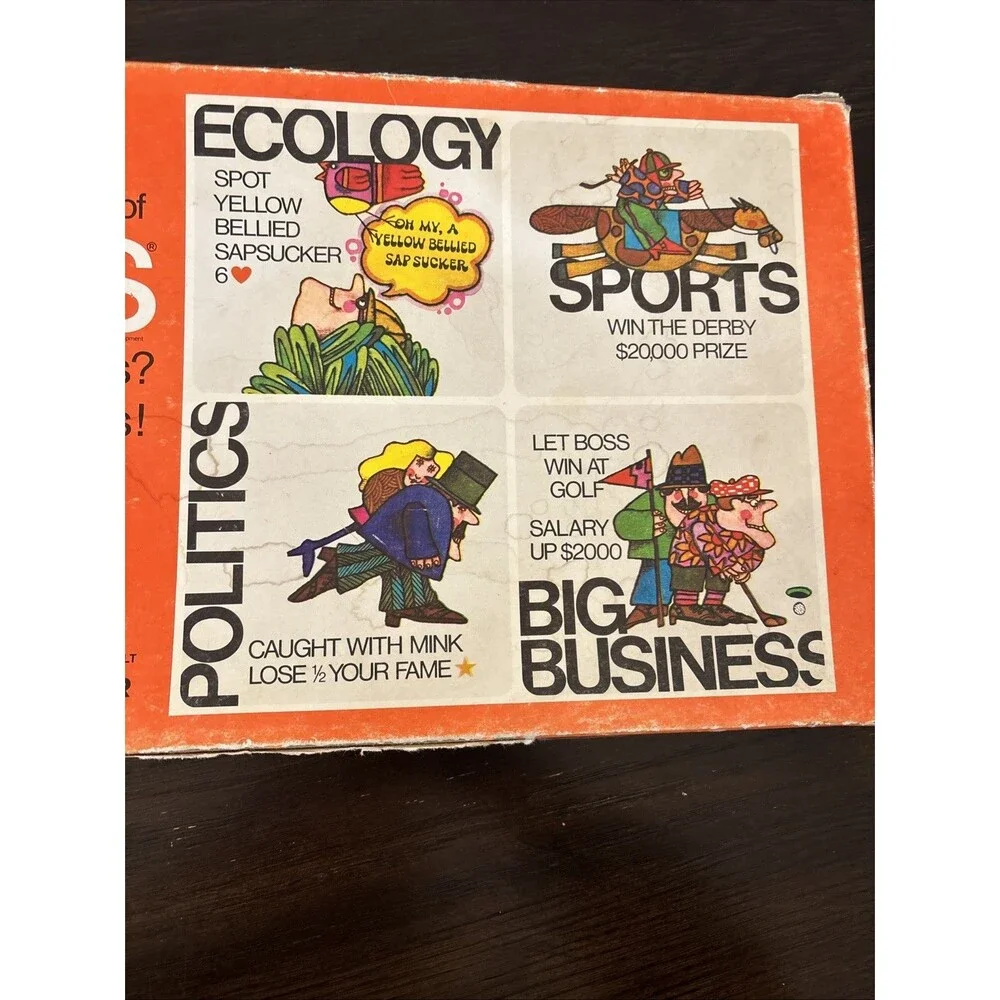 VINTAGE Careers Board Game Parker Brothers 1971 Educational